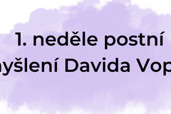 1. neděle postní - Invocabit